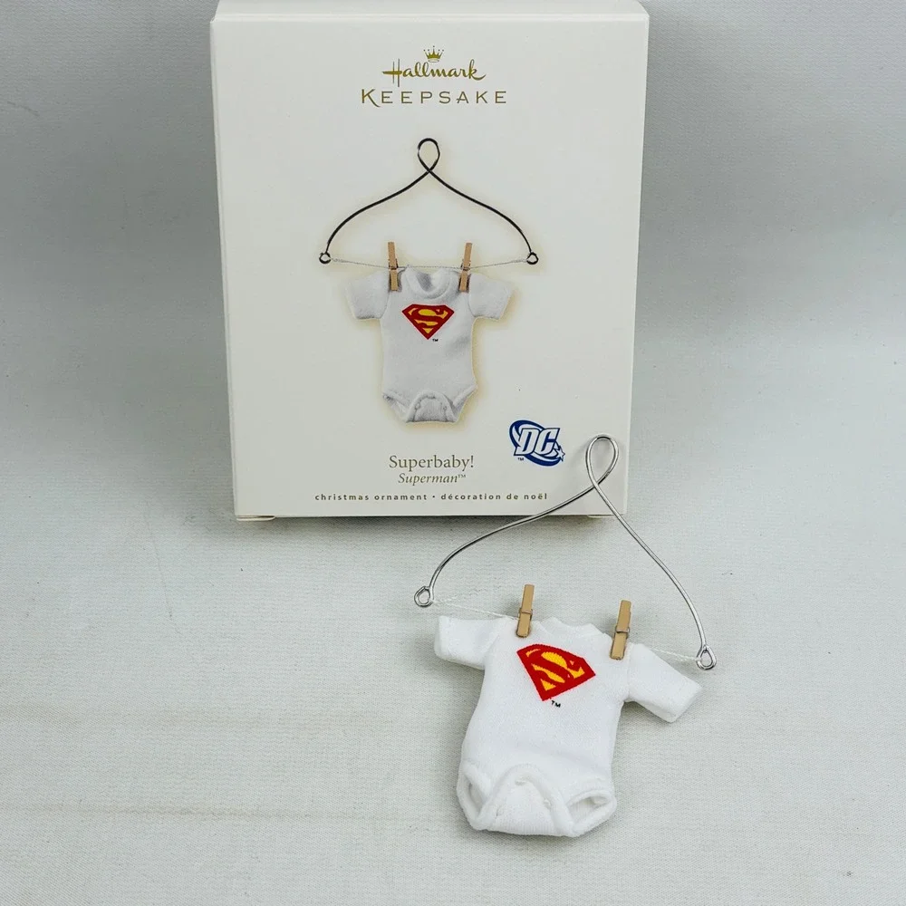 Hallmark DC Comics Superman Superbaby! Christmas Keepsake Ornament Baby 2008